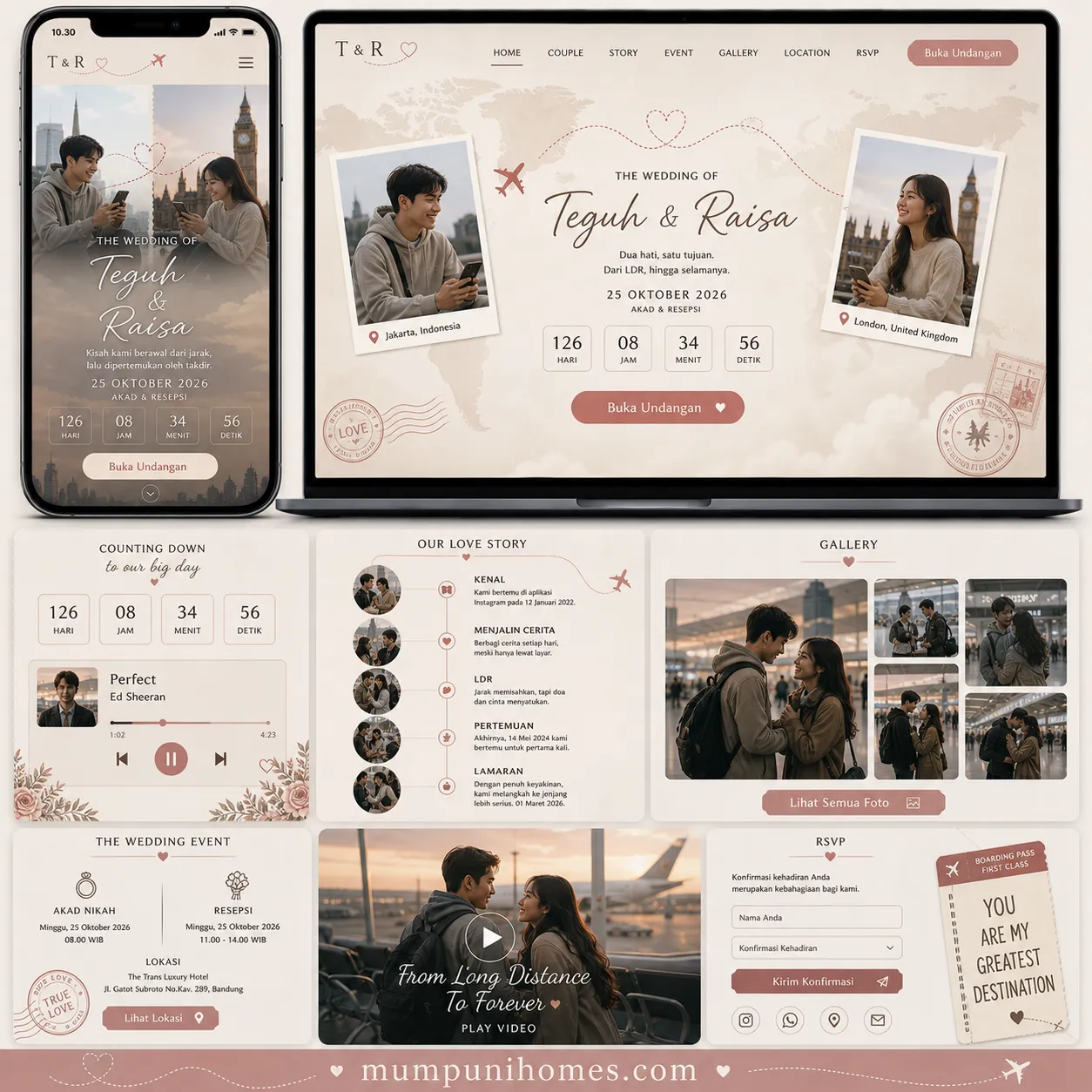 Harga Website Undangan Pernikahan Elegan dan Praktis