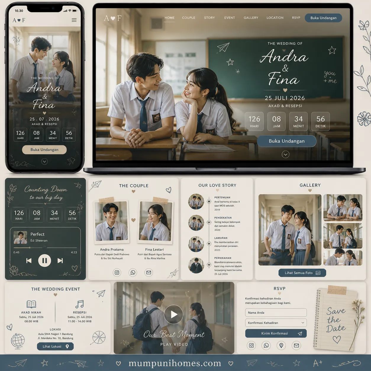 Harga Website Undangan Pernikahan Magelang - Elegan dan Praktis